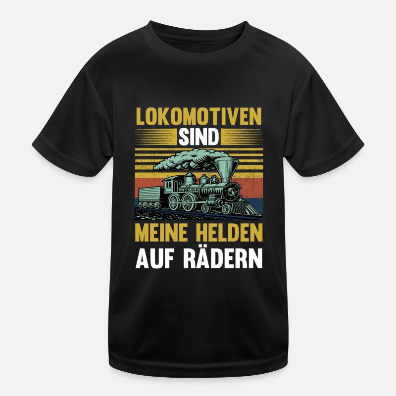 Modelleisenbahn Modellzug Zug Eisenbahner Eisenbah Kinder Funktions-T-Shirt