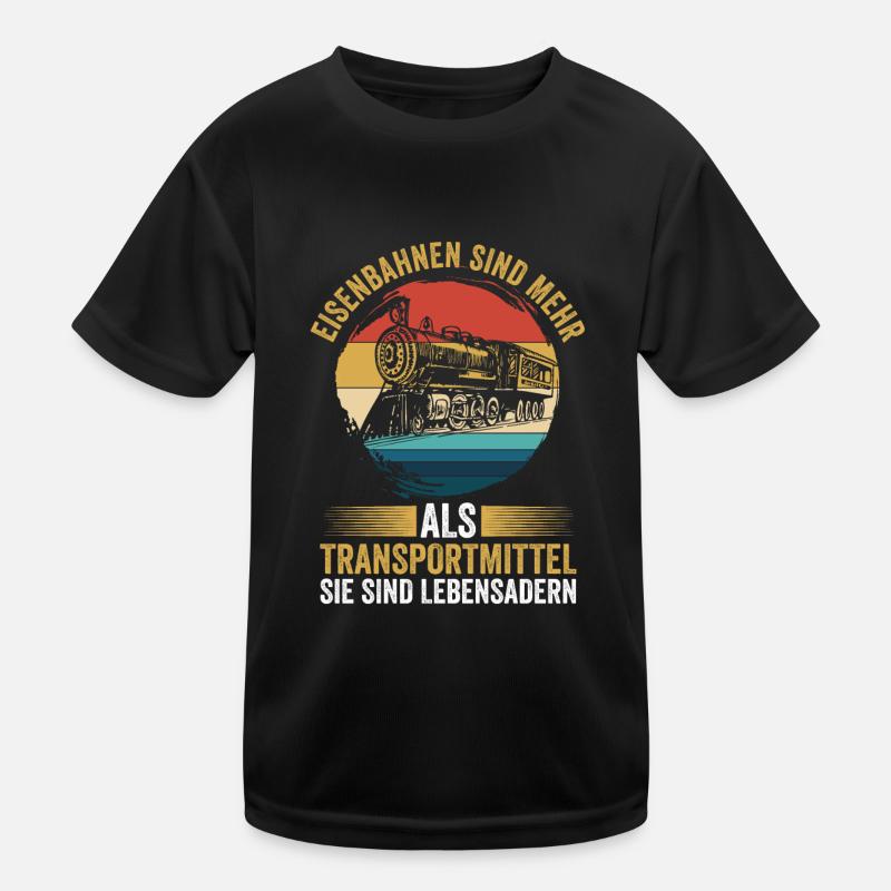 Modelleisenbahn Modellzug Zug Eisenbahner Eisenbah Kinder Funktions-T-Shirt
