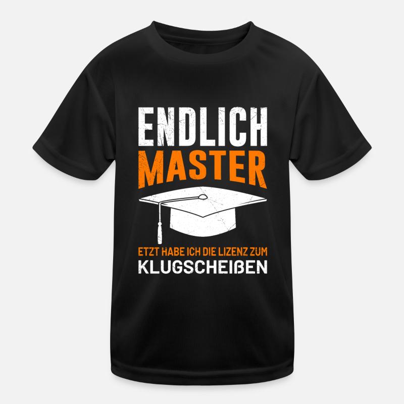Obtention de la licence de master T-shirt sport Enfant