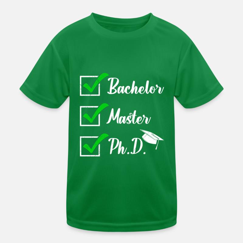 Doctoral Thesis Passed Bachelor Master Dr. Kids Functional T-Shirt