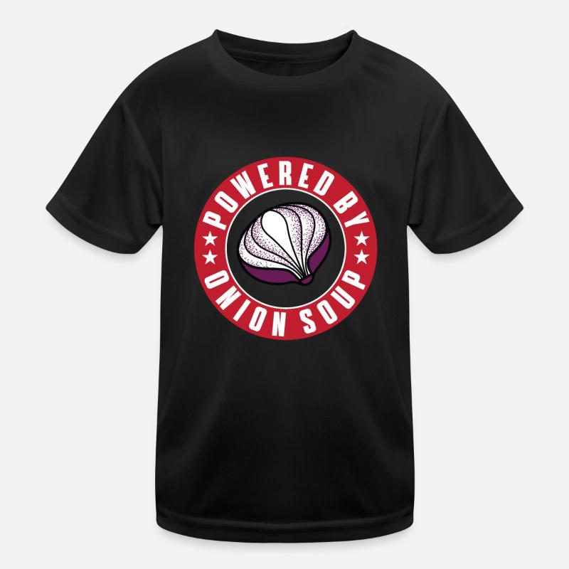 Propulsé par la soupe à l’oignon T-shirt sport Enfant