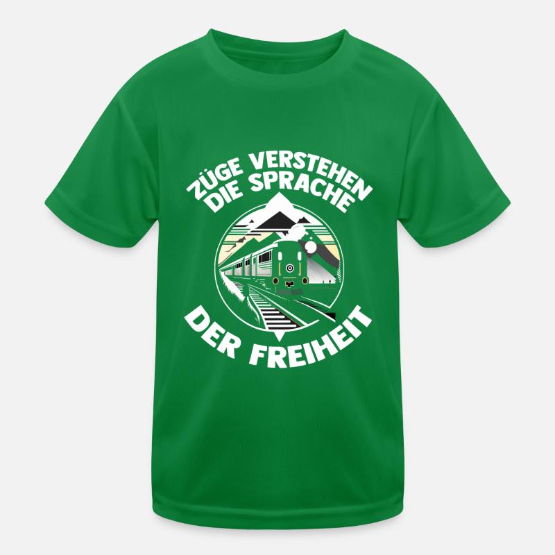 Modelleisenbahn Modellzug Zug Eisenbahner Eisenbah Kinder Funktions-T-Shirt