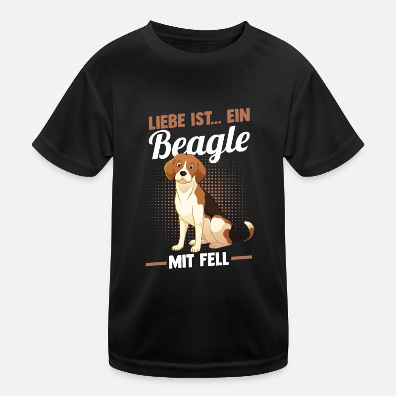 Chien Beagle T-shirt sport Enfant