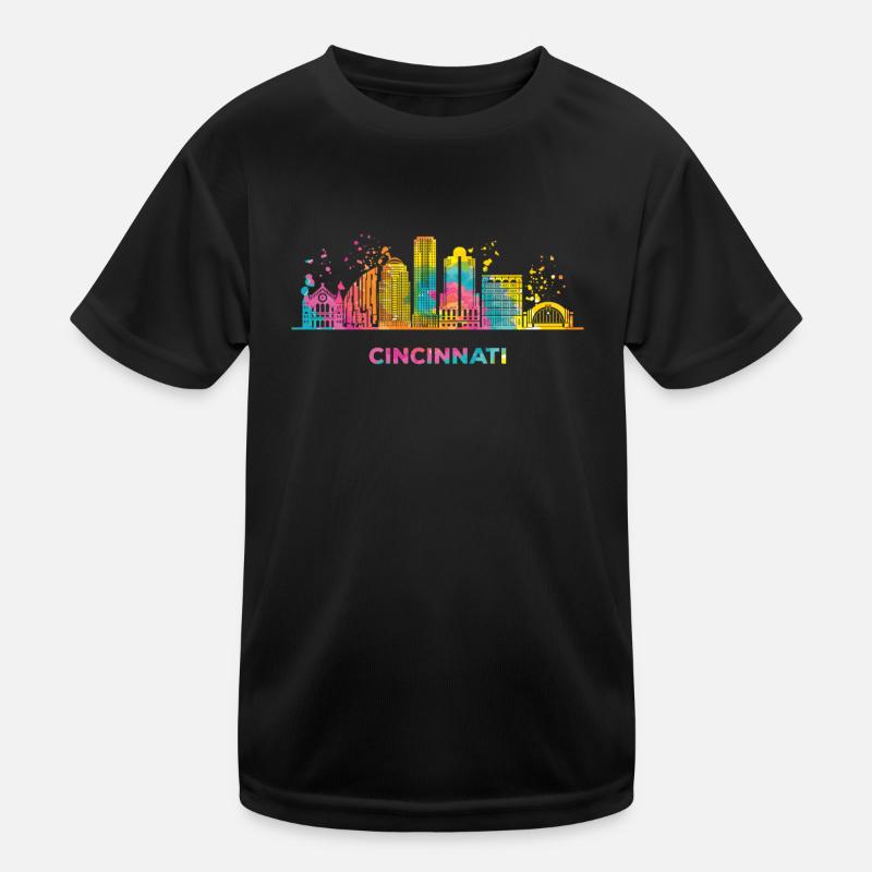 Ligne d’horizon de Cincinnati T-shirt sport Enfant