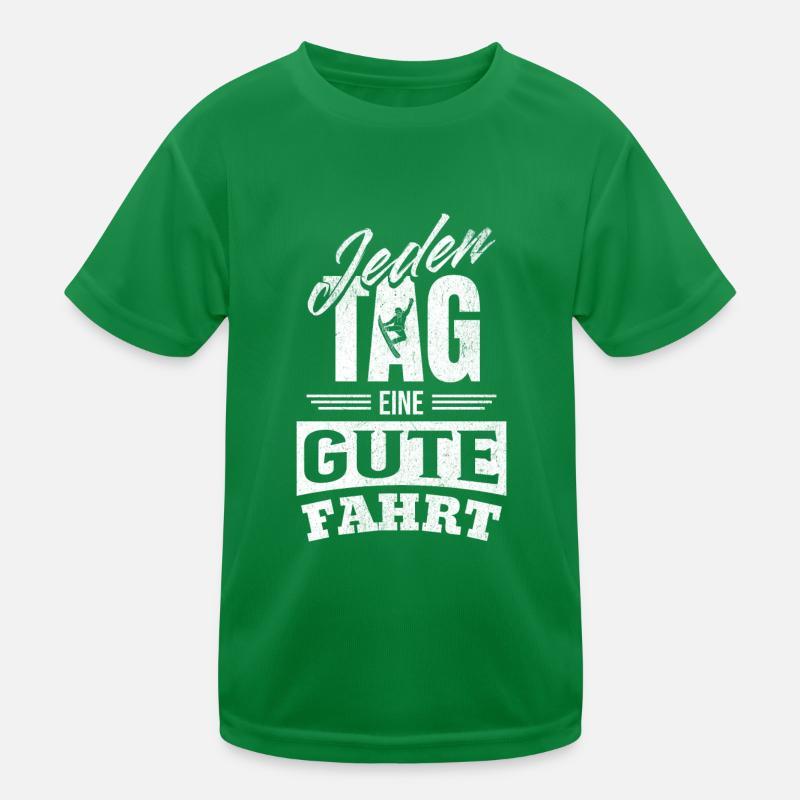 A good ride every day - Snowboarding Adventure Kids Functional T-Shirt