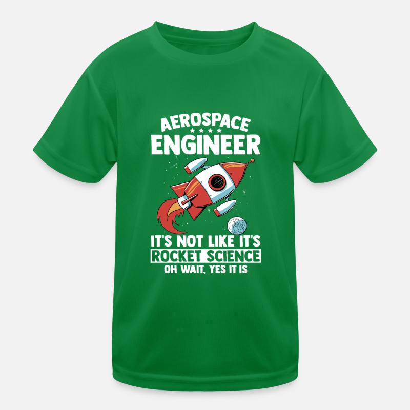 Aerospace Engineer Rocket Science Geschenk Kinder Funktions-T-Shirt