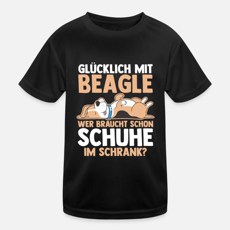 Hund Beagle Kinder Funktions-T-Shirt