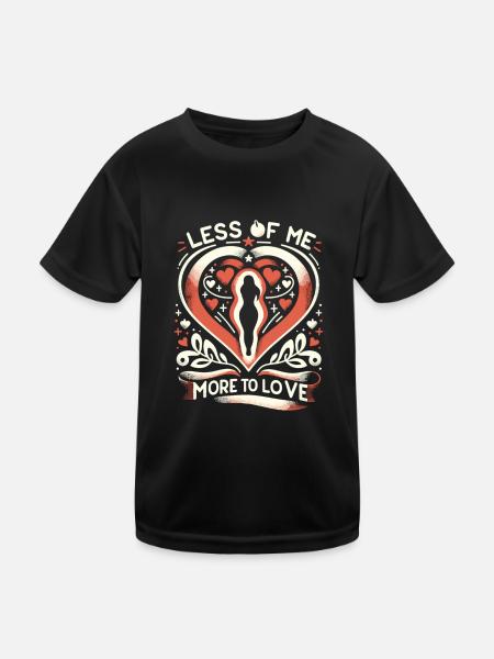 Schlauchmagen Schlauchmagenchirurgie Gastrektomie - Kinder Funktions-T-Shirt - Schwarz - Vorne