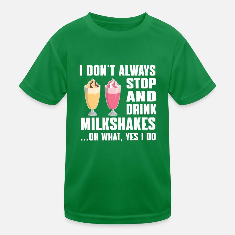 Milchshake Geschenkidee Kinder Funktions-T-Shirt