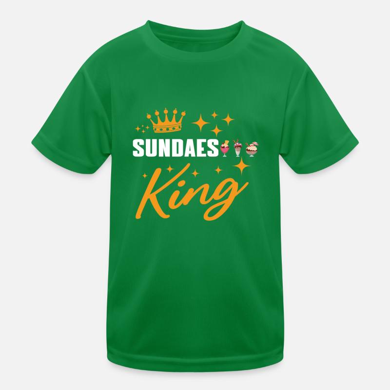 Eisbecher König Kinder Funktions-T-Shirt