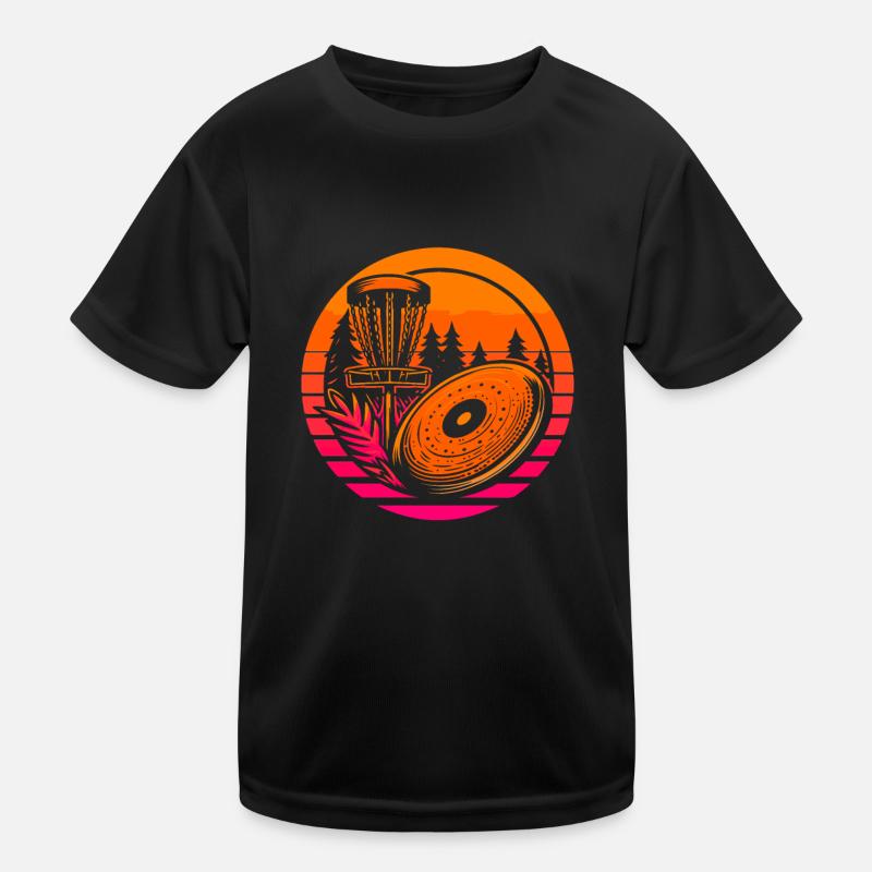 Frisbee Golf Disc Golf Kinder Funktions-T-Shirt