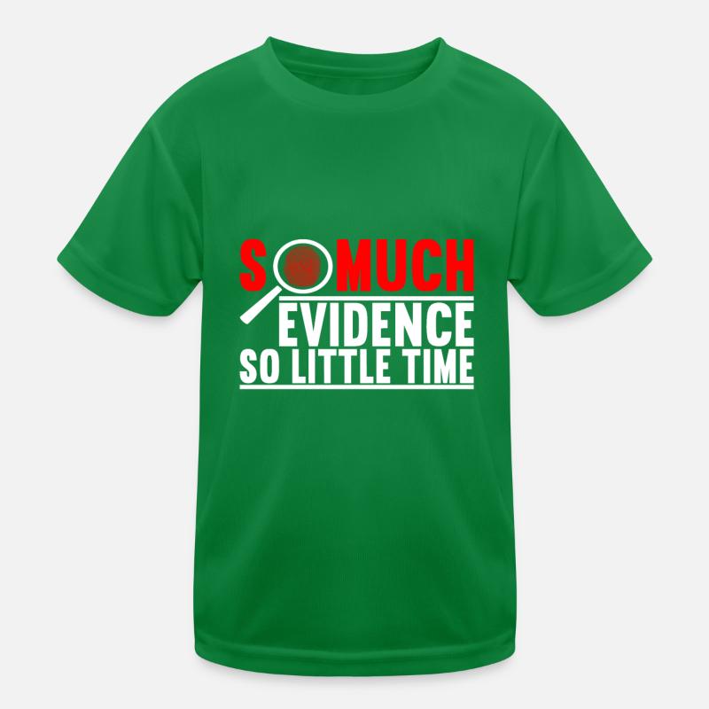Forensik Forensiker Kinder Funktions-T-Shirt