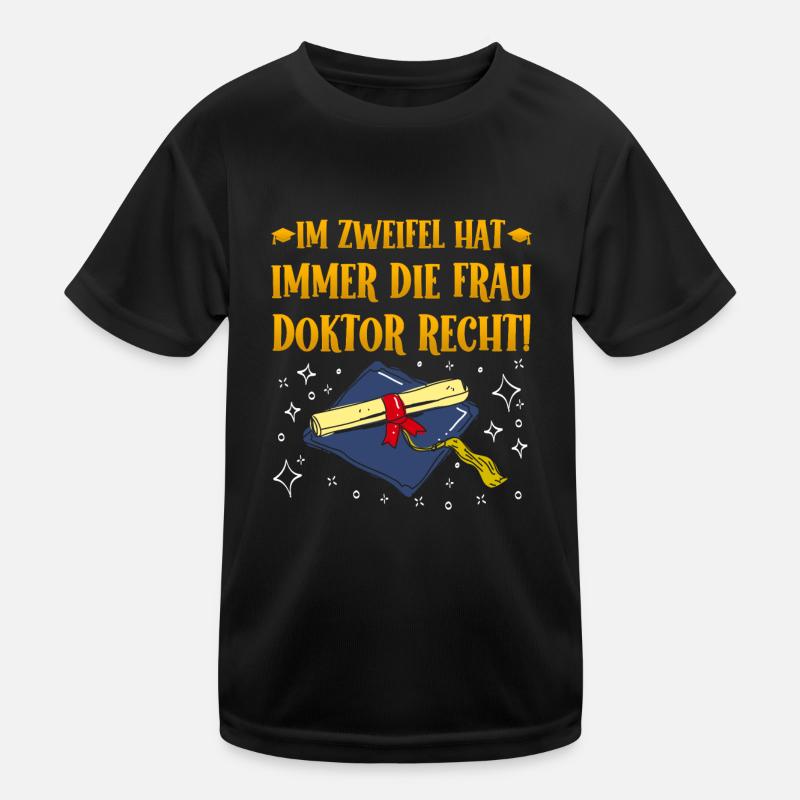 If in doubt, Mrs. Doctor is right! Kids Functional T-Shirt