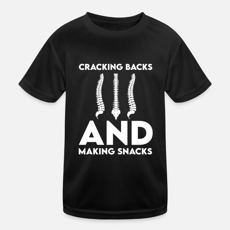 Behandlung vonChiropraktiker Wirbelsäule Richten Kinder Funktions-T-Shirt