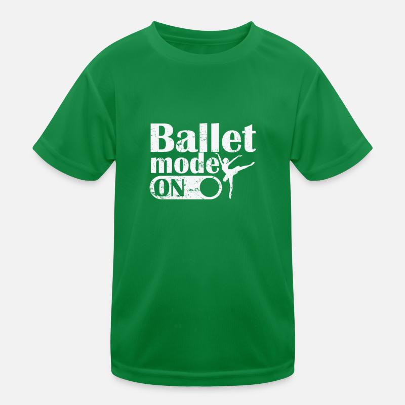 Ballet Mode on Kinder Funktions-T-Shirt