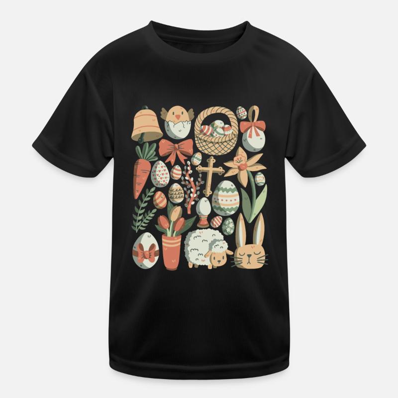 Easter Kids Functional T-Shirt