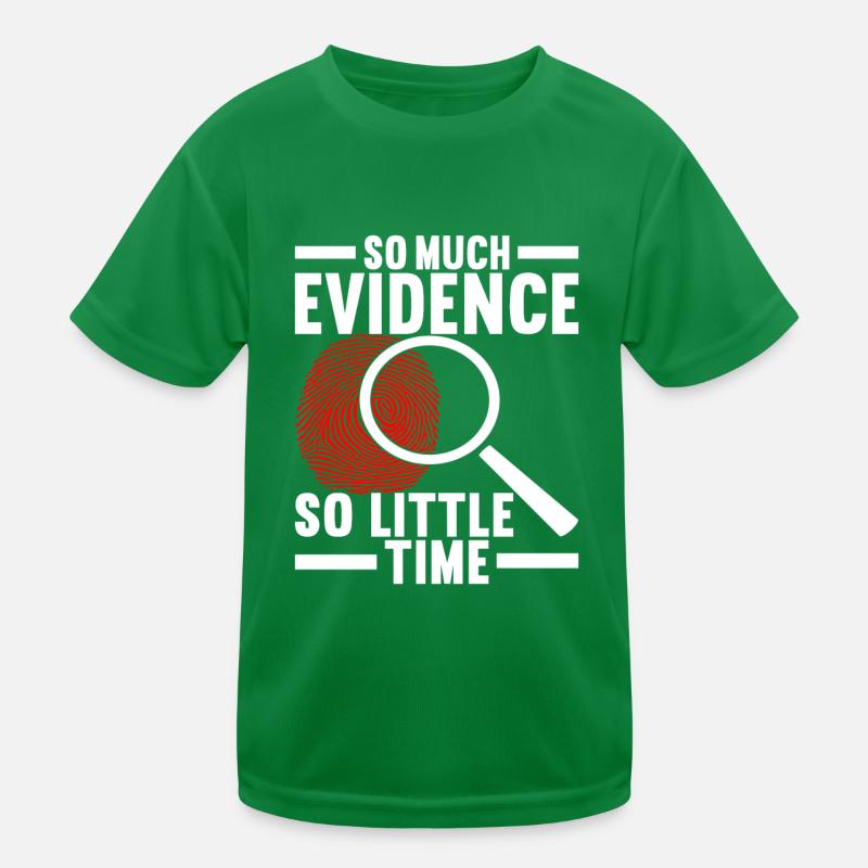 Forensics Forensic Scientist Kids Functional T-Shirt