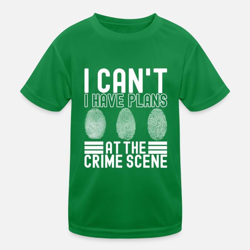 Forensik Forensiker Kinder Funktions-T-Shirt