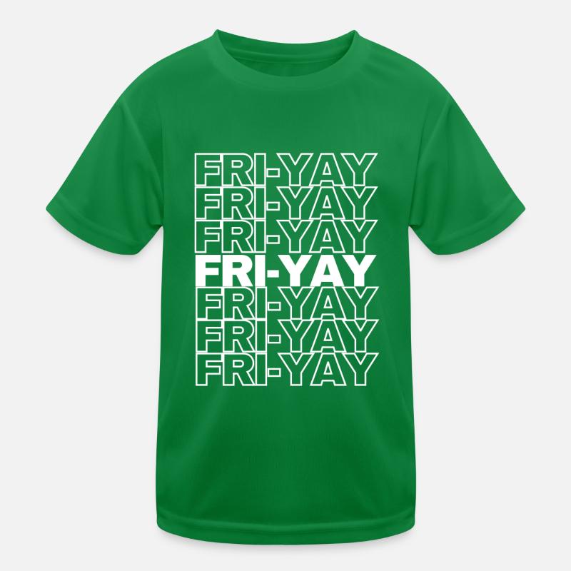 Fri Yay Teachers School Weekend Vibes Kinder Funktions-T-Shirt