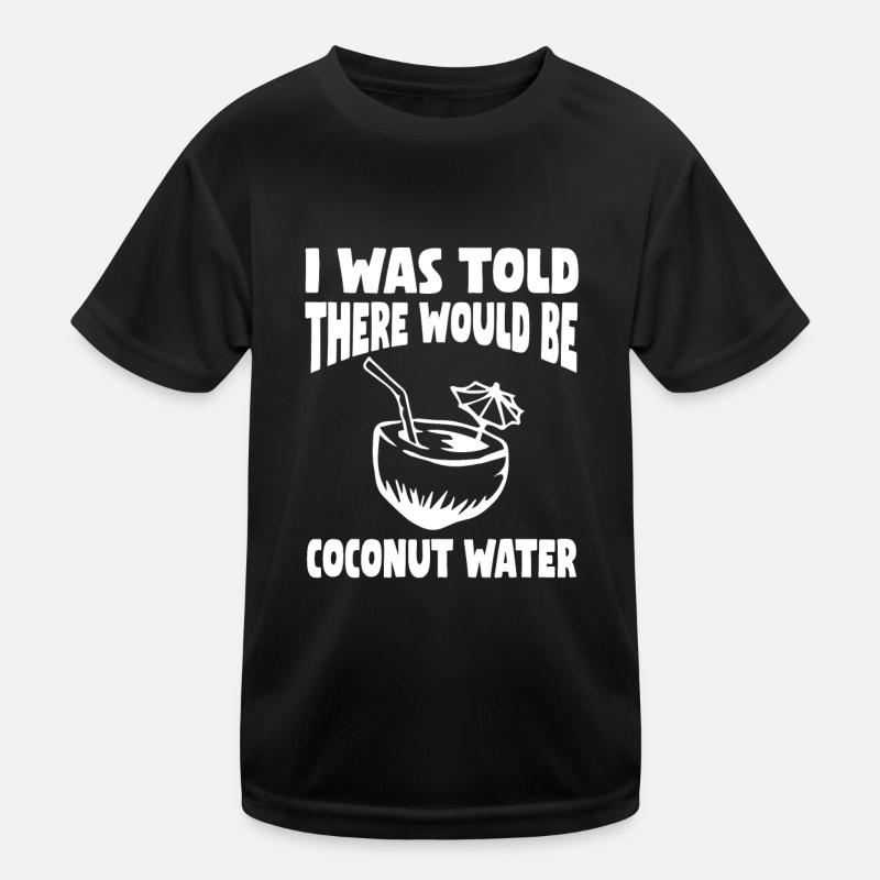 Coconut Water Gift Idea Kids Functional T-Shirt