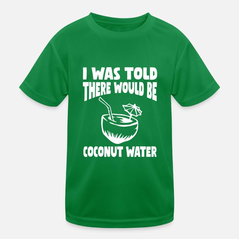 Coconut Water Gift Idea Kids Functional T-Shirt