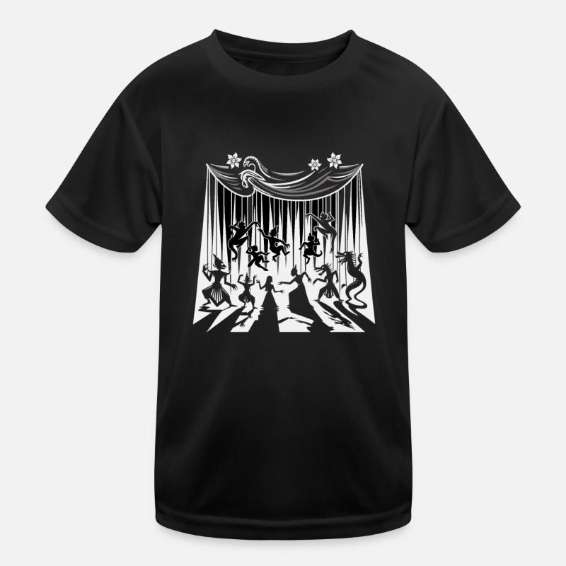 Puppet Mastery Shadow Play Bauchredner-geschenk Kinder Funktions-T-Shirt