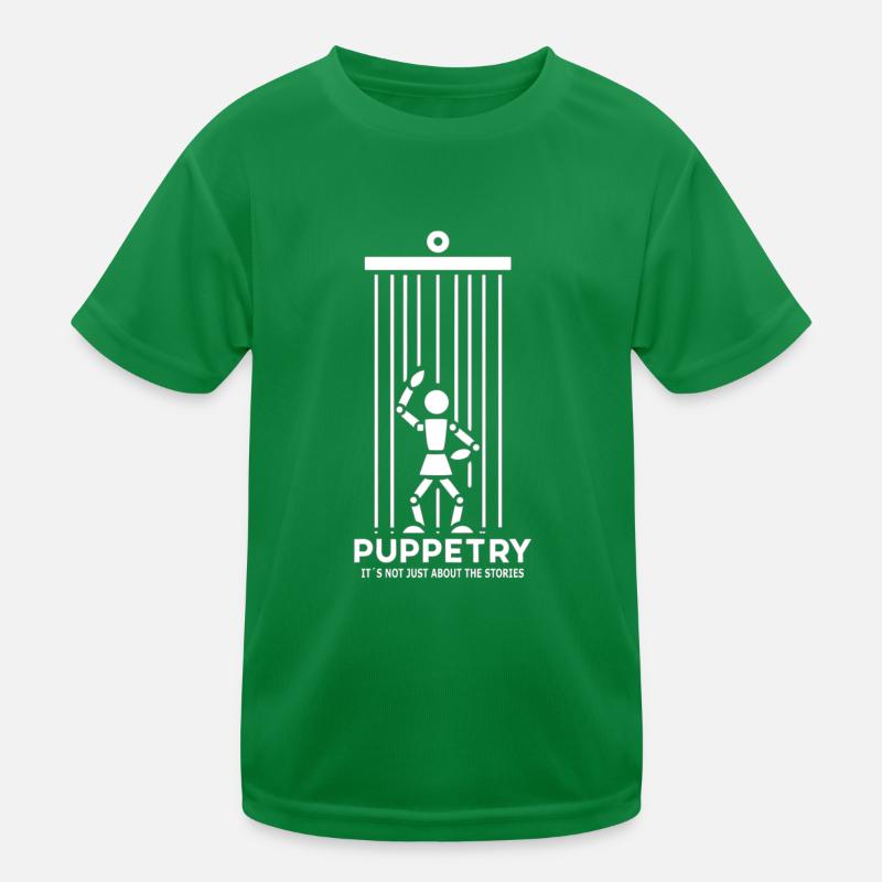 Puppet Mastery Shadow Play Bauchredner-geschenk Kinder Funktions-T-Shirt