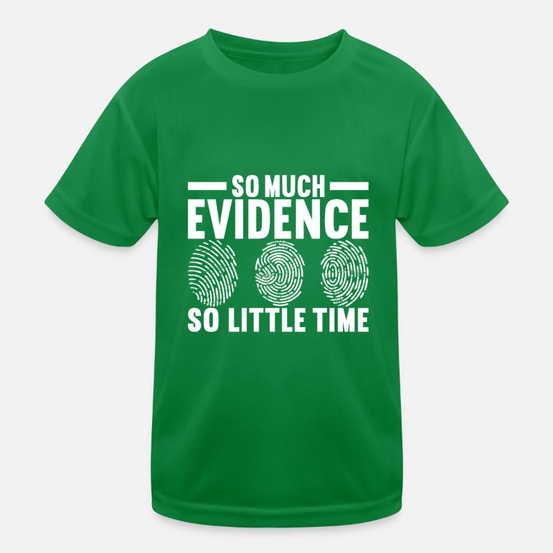 Forensics Forensic Scientist Kids Functional T-Shirt
