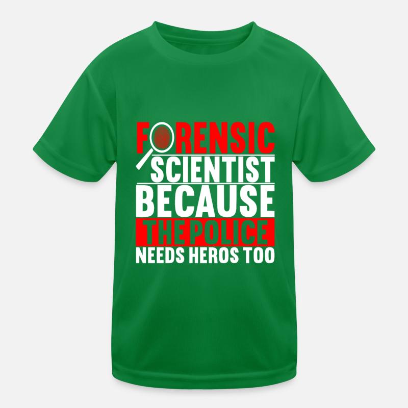 Forensik Forensiker Kinder Funktions-T-Shirt