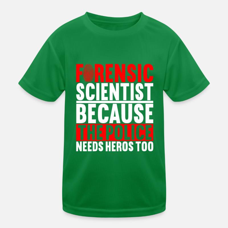 Forensics Forensic Scientist Kids Functional T-Shirt