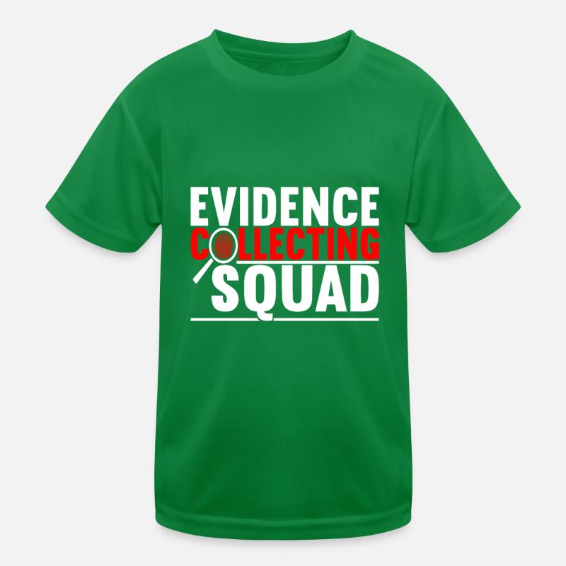Forensics Forensic Scientist Kids Functional T-Shirt