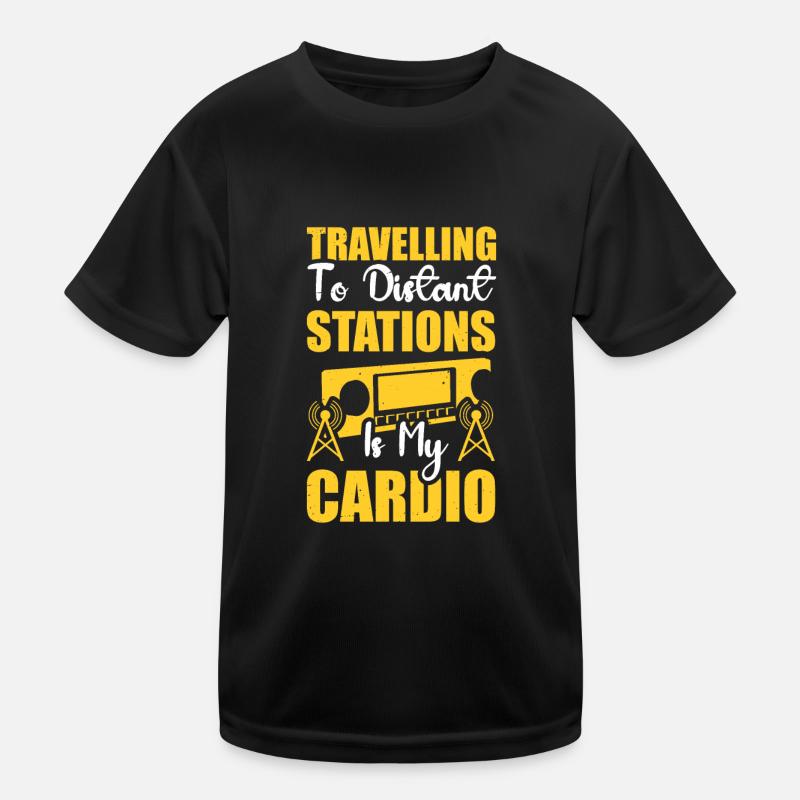Program Speaker Radio Tower Presenter Cardio Kids Functional T-Shirt