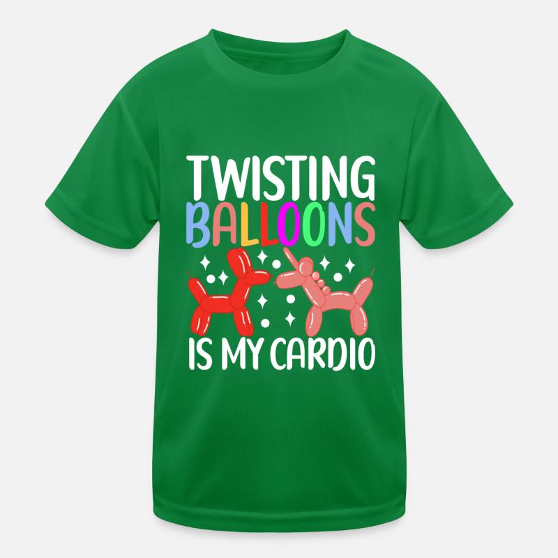 Balloon Animal Balloon Twisting Kids Functional T-Shirt