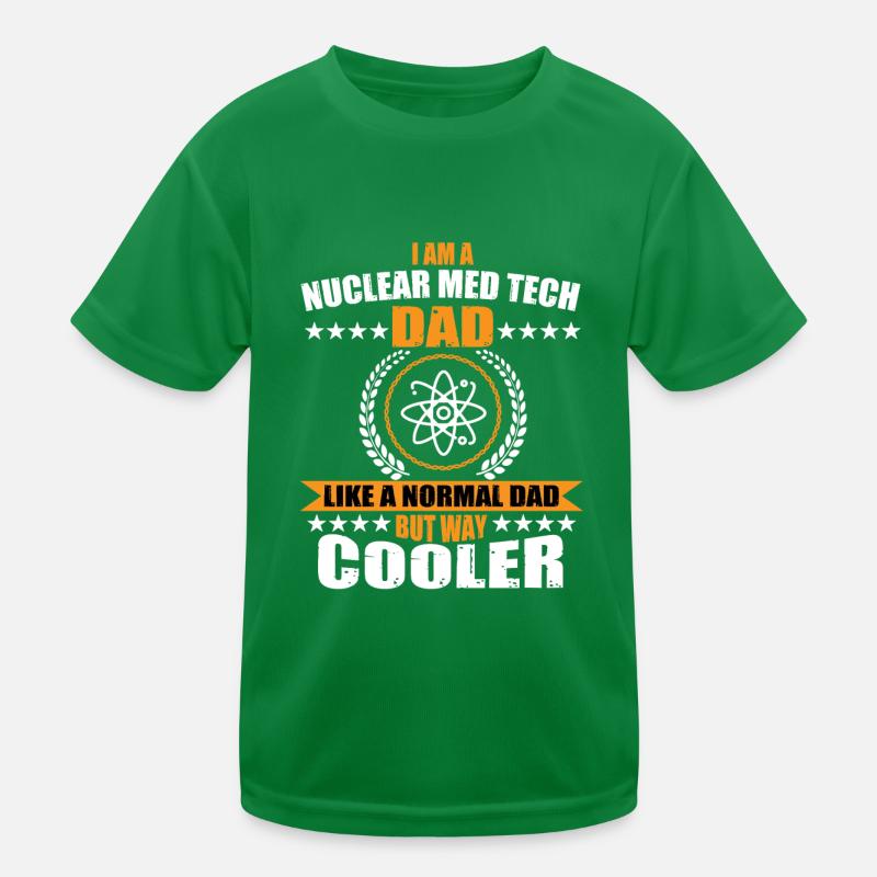 Papa technologue en médecine nucléaire T-shirt sport Enfant