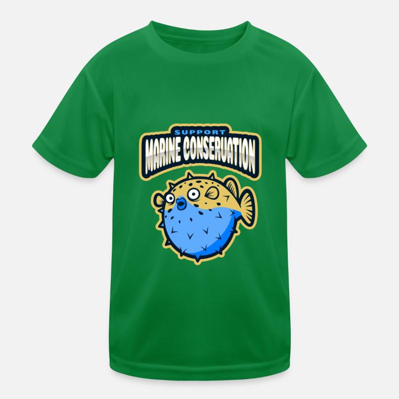 Meeresschutz Kinder Funktions-T-Shirt