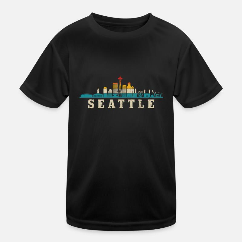 Seattle Washington Souvenir Geschenk Kinder Funktions-T-Shirt