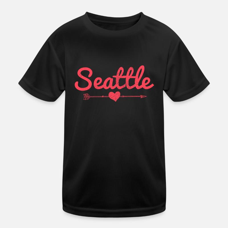 Seattle Washington Souvenir Geschenk Kinder Funktions-T-Shirt