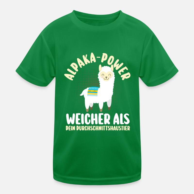 Alpaka Kinder Funktions-T-Shirt