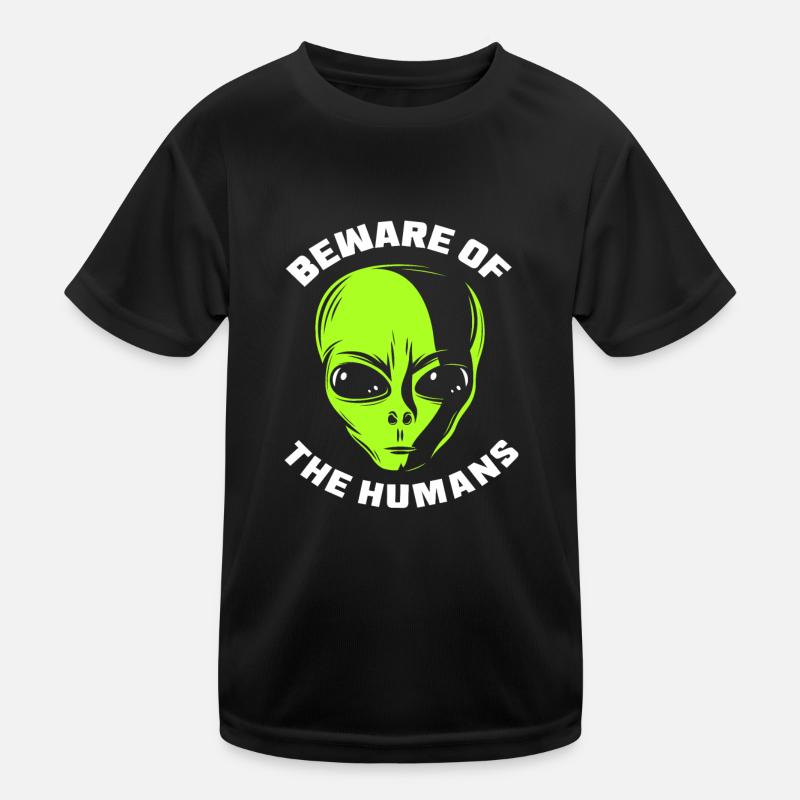 Alien Gesicht Kinder Funktions-T-Shirt