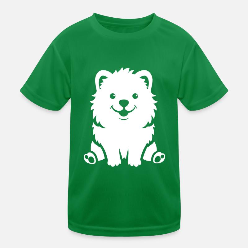 Samojede Kinder Funktions-T-Shirt