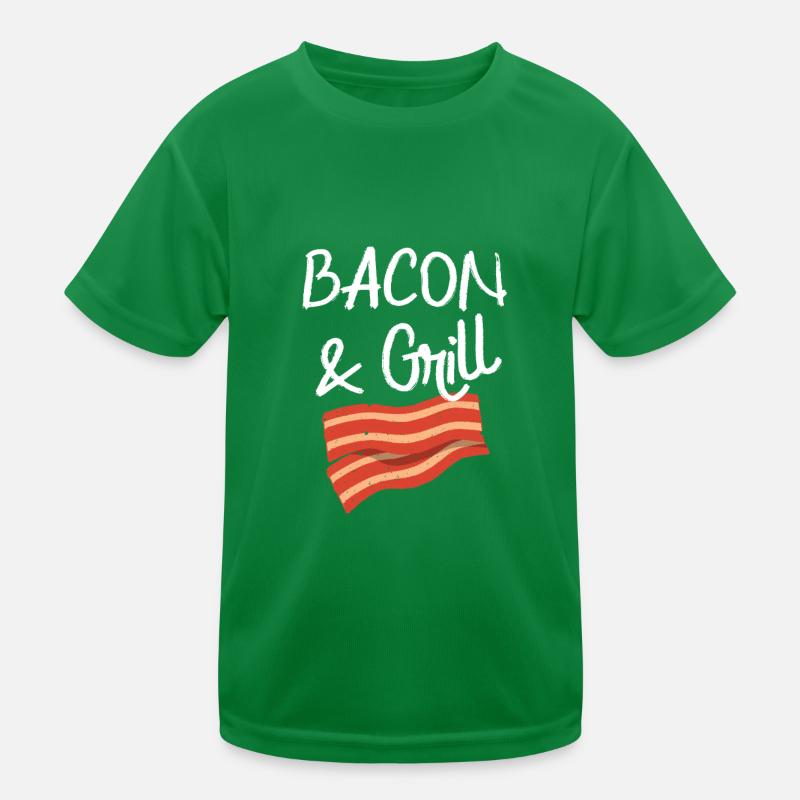Bacon & Grill Fun Breakfast Bacon Lovers T-shirt sport Enfant