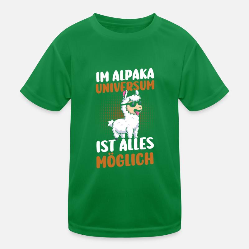 Alpaca Kids Functional T-Shirt