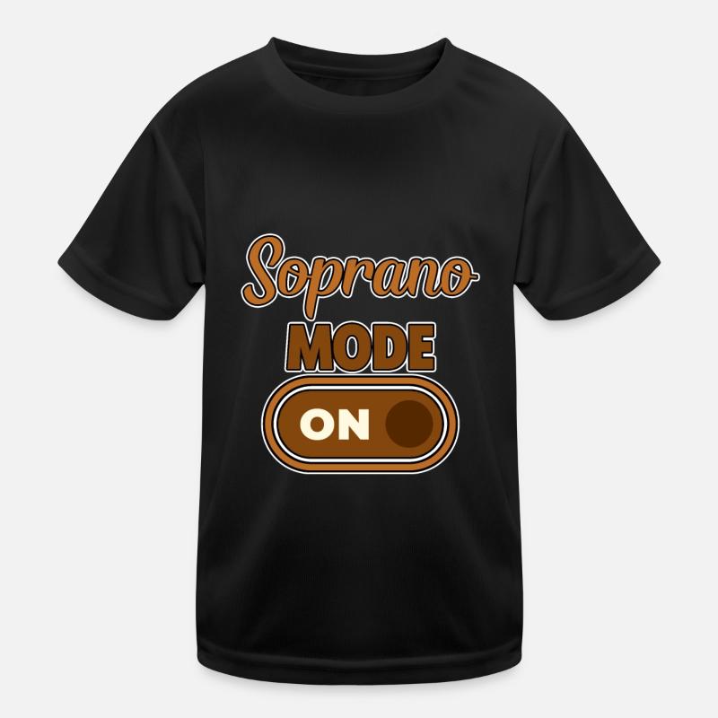 Soprano Mode On 2 Kinder Funktions-T-Shirt