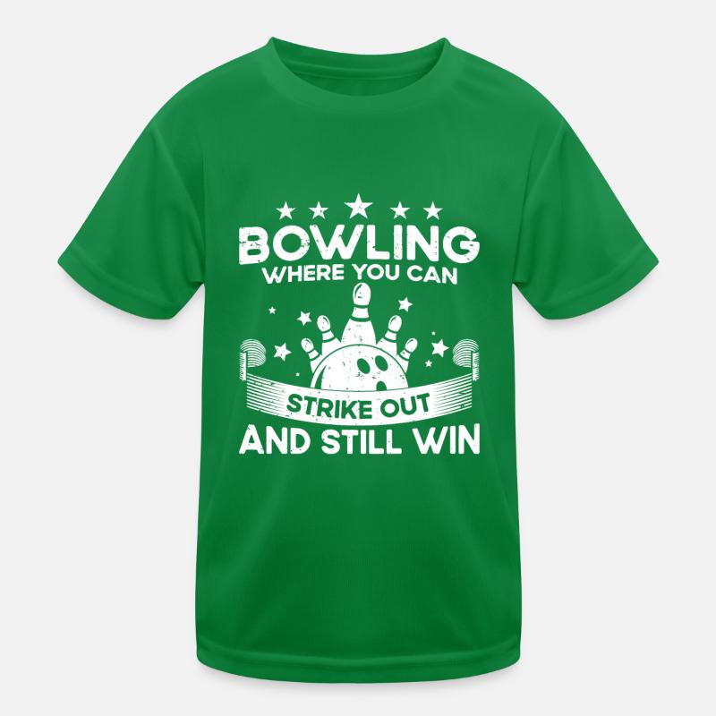 Peut se balancer et quand même gagner - Bowling T-shirt sport Enfant