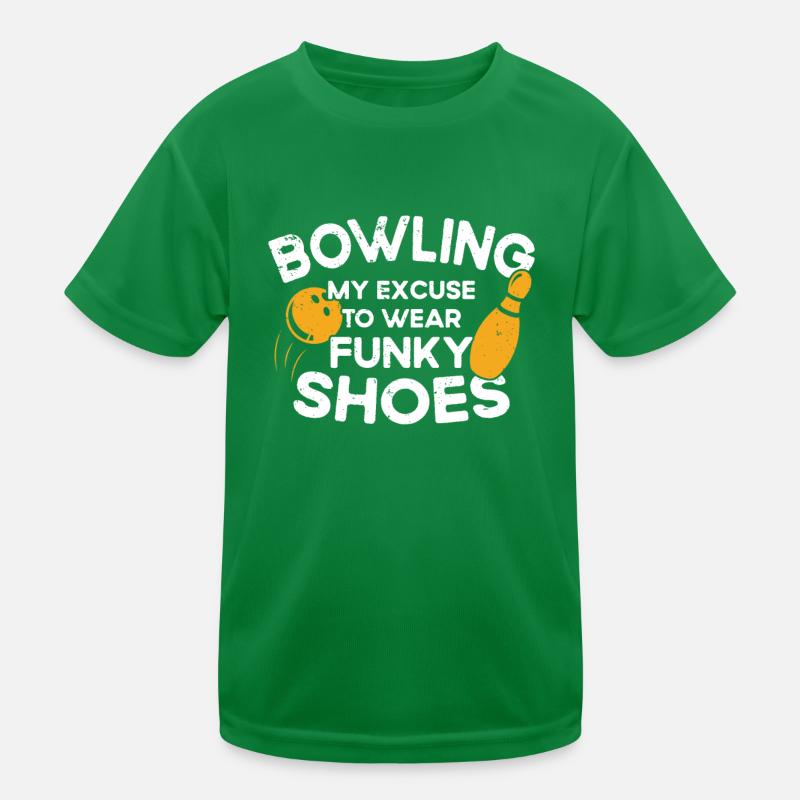 Mon excuse pour porter des chaussures funky - Bowling T-shirt sport Enfant