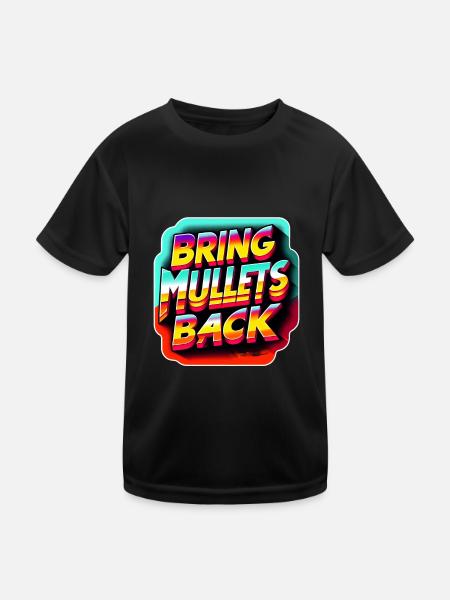 Ramenez des mulets 8 - T-shirt sport Enfant - noir - Devant