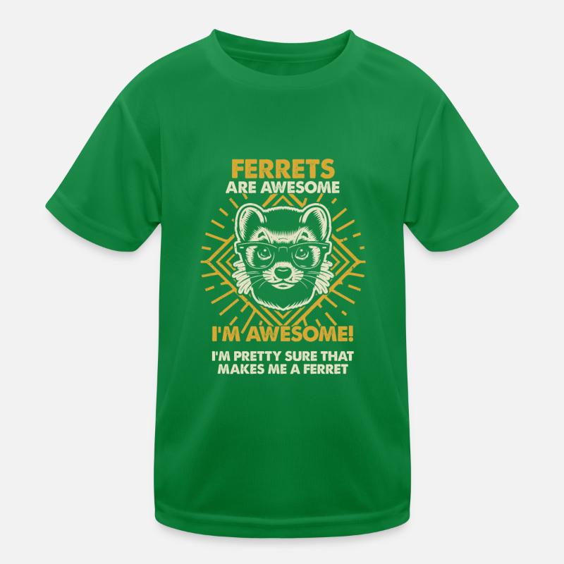 Frettchen Sind Großartig - Mama Dad Kinder Funktions-T-Shirt