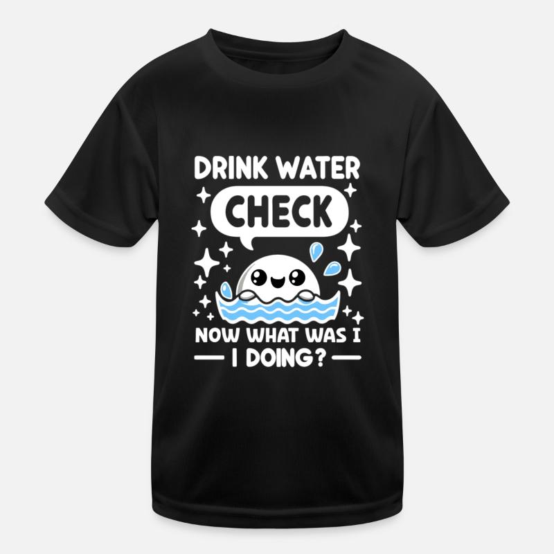 Hydratation Boire de l’eau Rester hydraté Hydratation T-shirt sport Enfant