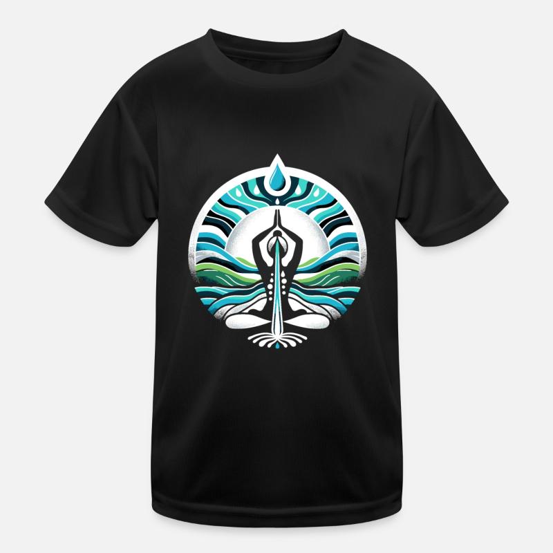 Hydratation Boire de l’eau Rester hydraté T-shirt sport Enfant