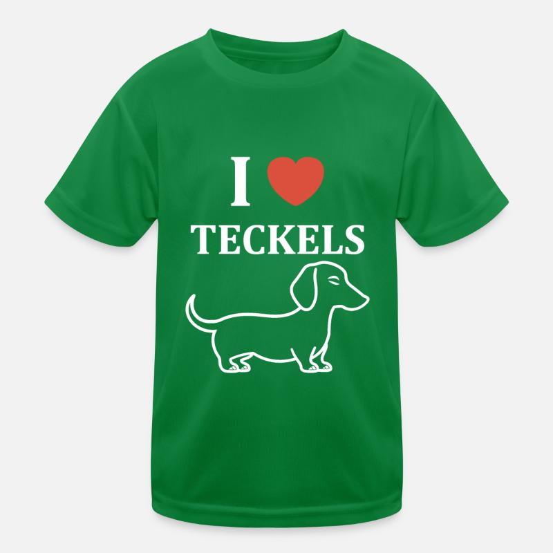 Humour chien teckel T-shirt sport Enfant